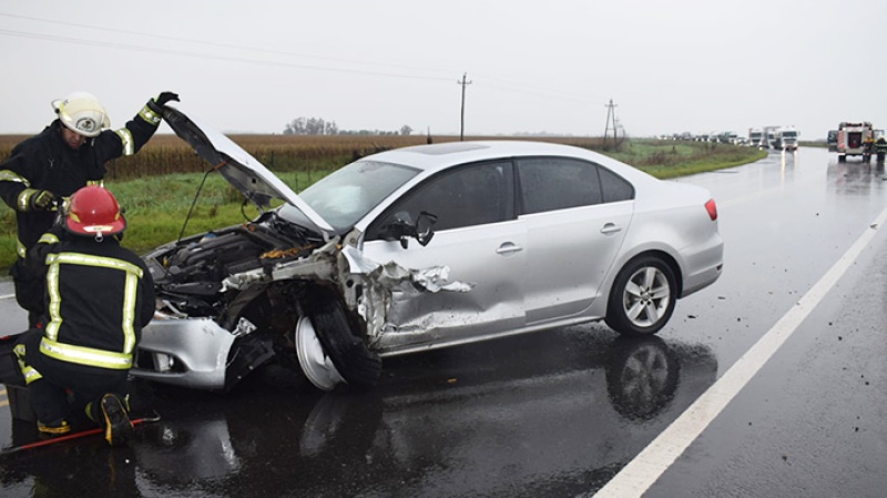 Pigüense protagonizó un accidente en la Ruta 65
