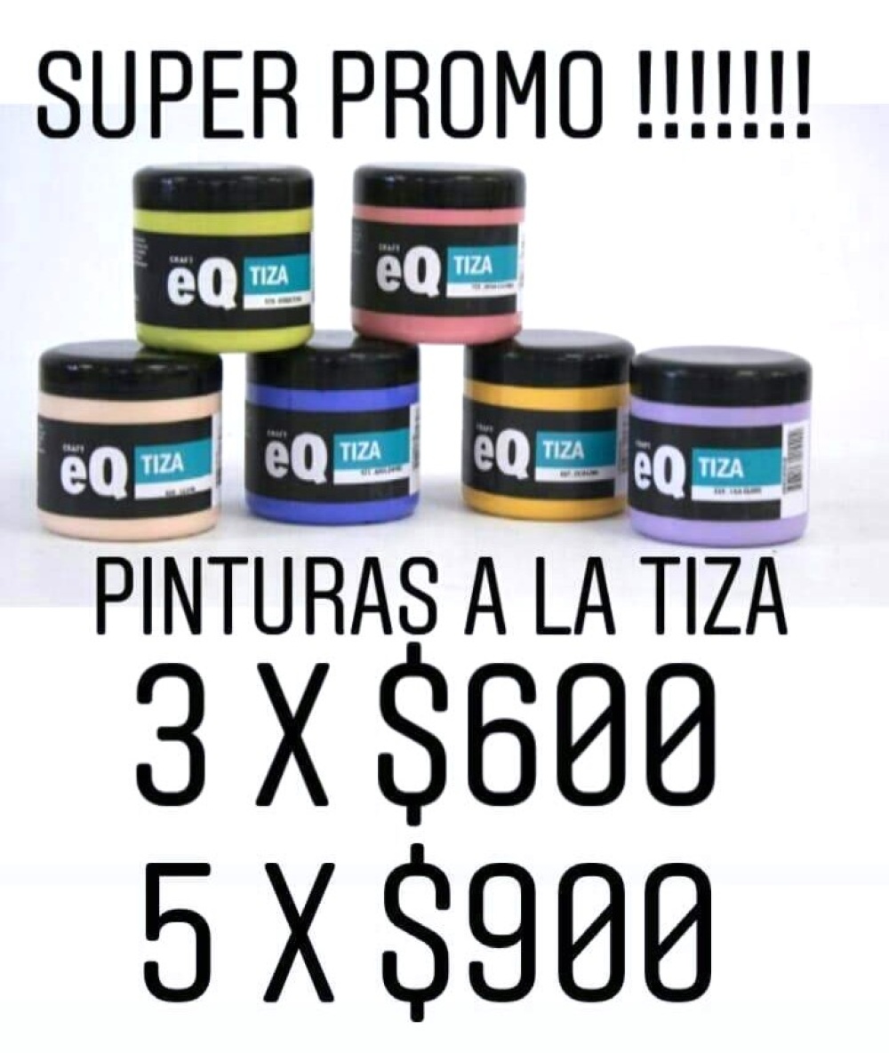 GRAN SUPER PROMO DE PINTURAS A LA TIZA EN ”ALE ATELIER”