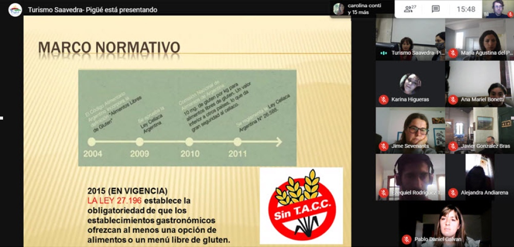 SE REALIZÓ UNA CAPACITACIÓN SOBRE ACCESIBILIDAD TURÍSTICA Y CELIAQUÍA