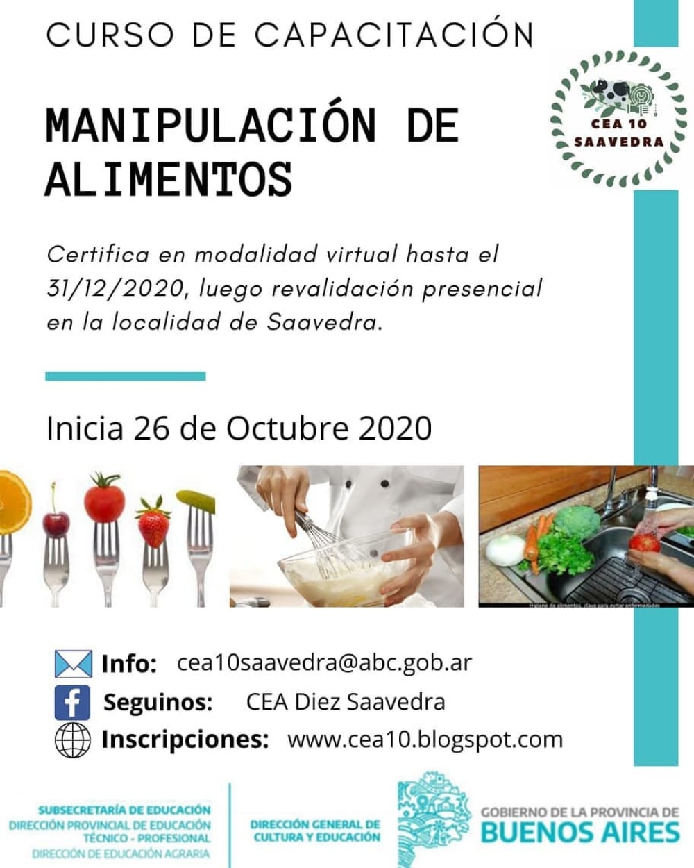 CURSO SOBRE MANIPULACIÓN DE ALIMENTOS