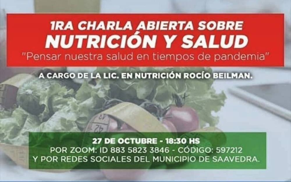 CHARLA SOBRE NUTRICIÓN Y SALUD