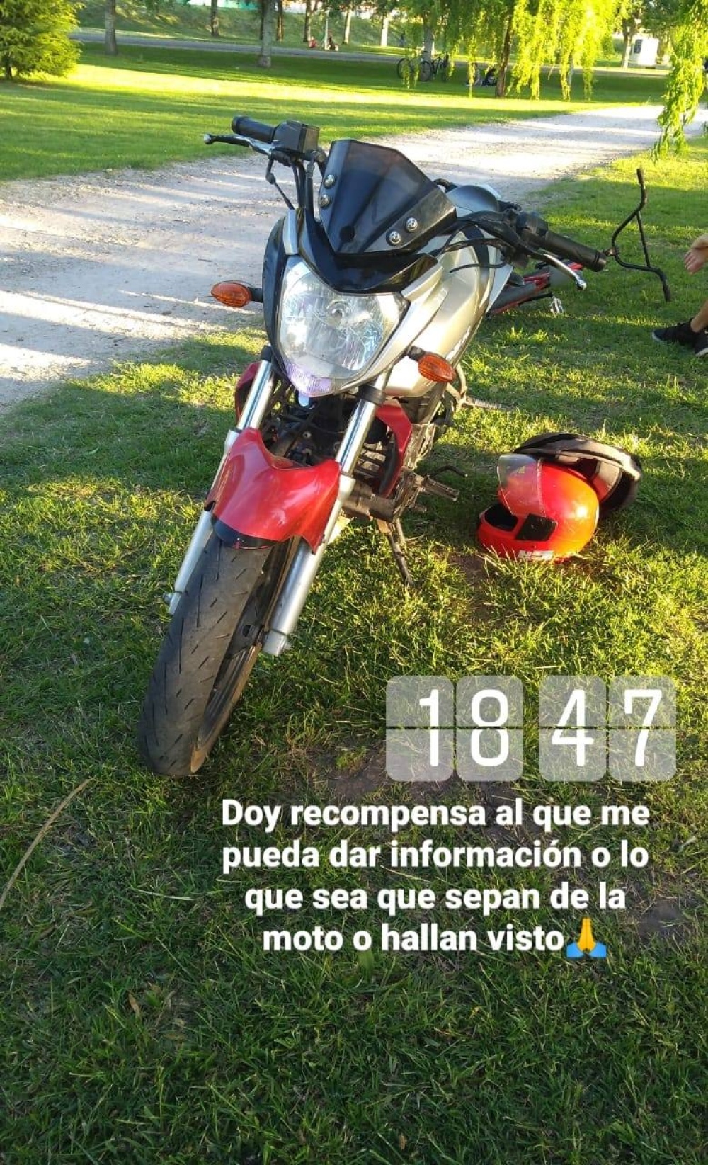 ROBARON UNA MOTO