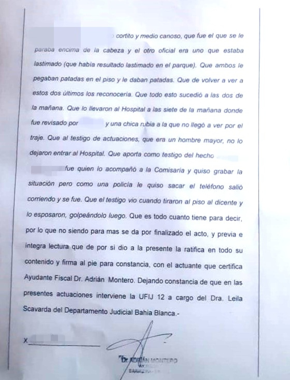 VIOLENCIA INSTITUCIONAL: JOVEN DE 22 AÑOS DENUNCIÓ HABER SIDO GOLPEADO BRUTALMENTE EN LA COMISARÍA LOCAL