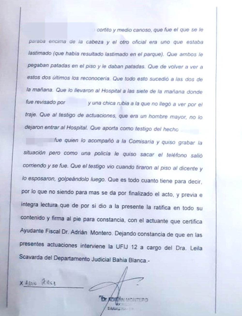 VIOLENCIA INSTITUCIONAL: JOVEN DE 22 AÑOS DENUNCIÓ HABER SIDO GOLPEADO BRUTALMENTE EN LA COMISARÍA LOCAL