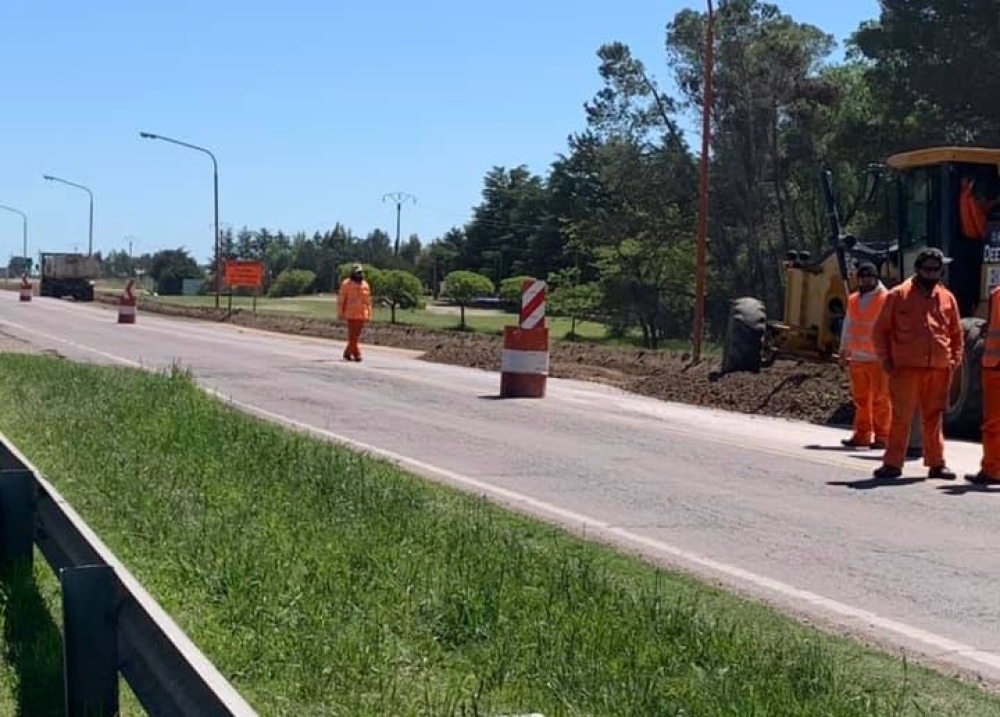 MERQUEL RECORRIÓ LA OBRA DE LA RUTA 33