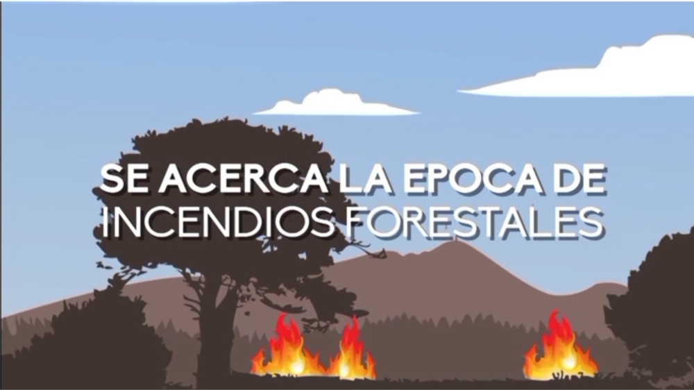 ADVIERTEN POR ÉPOCA DE INCENDIOS