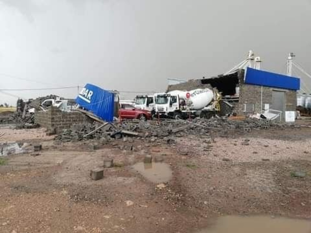 DARREGUEIRA: LA TORMENTA CAUSÓ DAÑOS MATERIALES