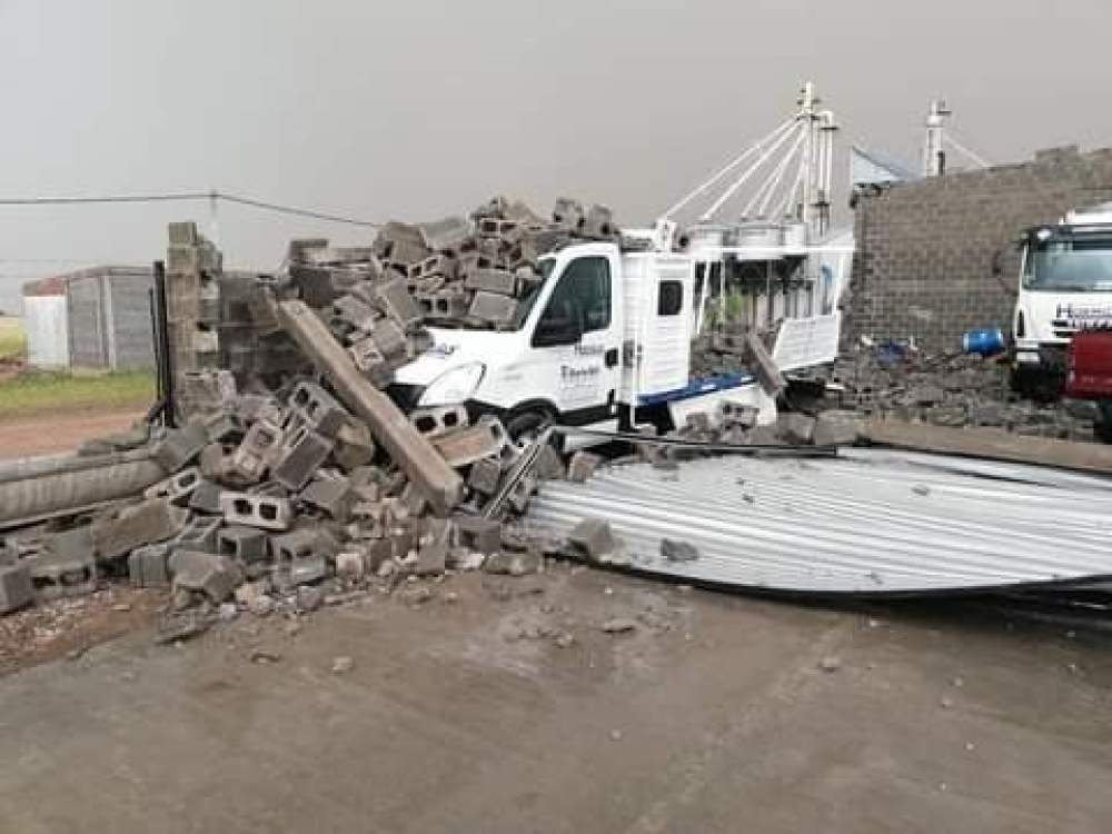 DARREGUEIRA: LA TORMENTA CAUSÓ DAÑOS MATERIALES