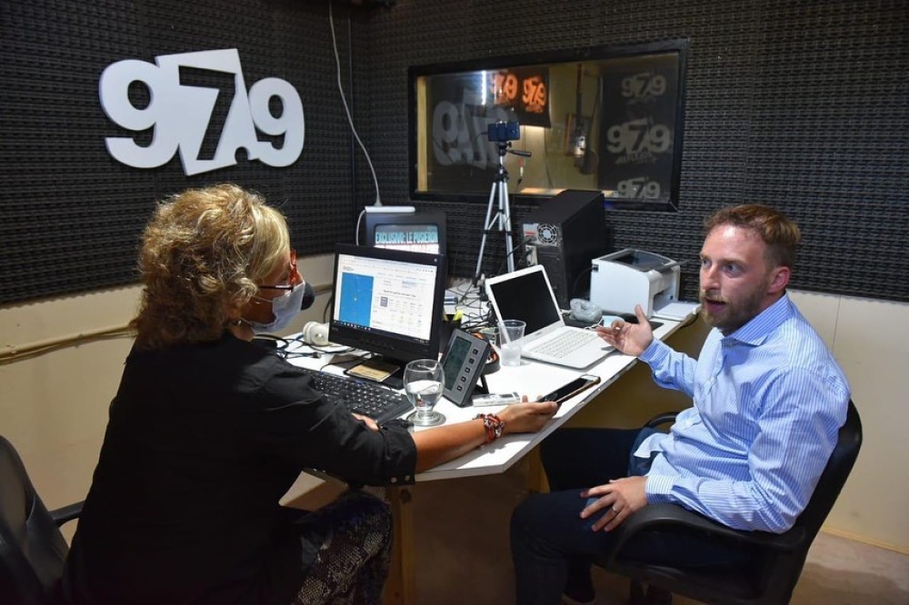 FEDERICO OTERMÍN RECORRIÓ EL DISTRITO