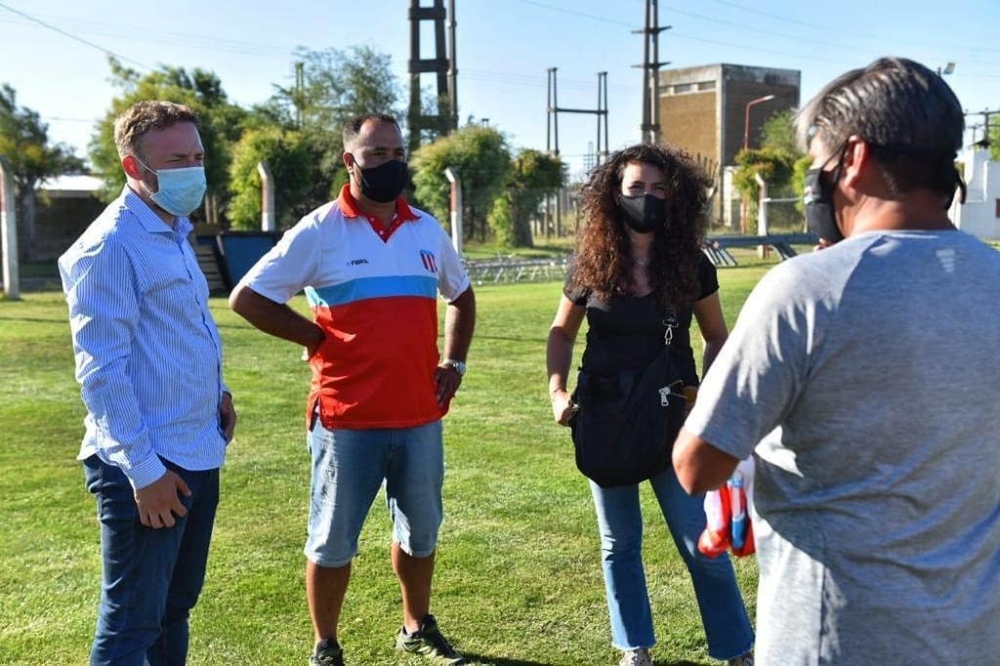 FEDERICO OTERMÍN RECORRIÓ EL DISTRITO