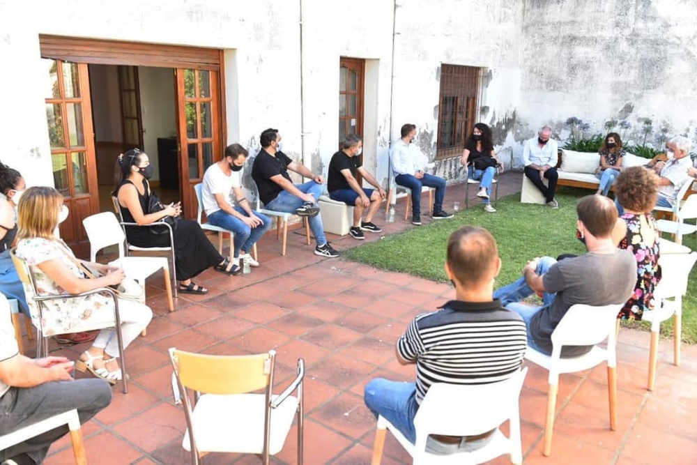 FEDERICO OTERMÍN RECORRIÓ EL DISTRITO