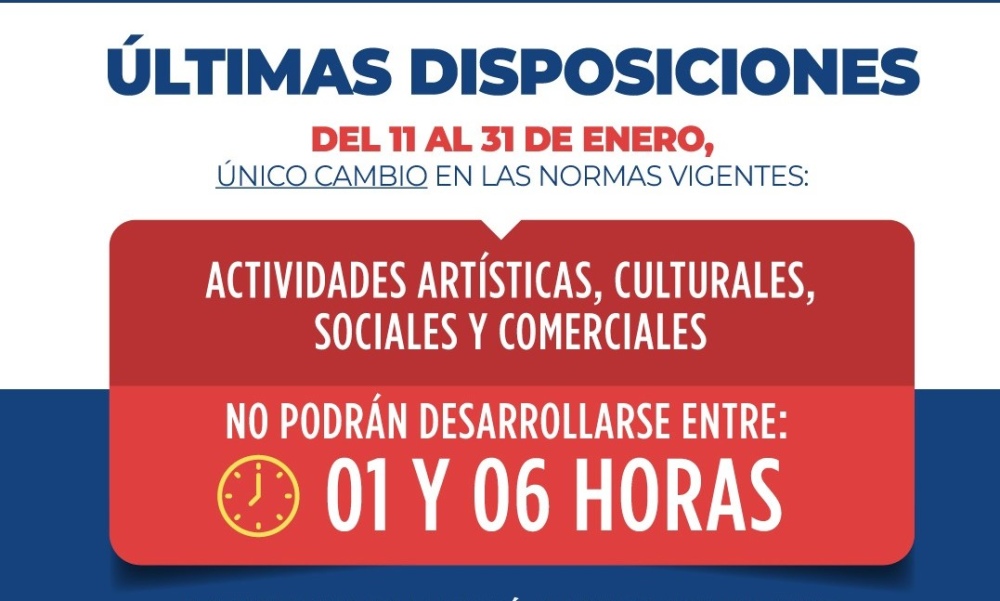 LAS NUEVAS DISPOSICIONES EN EL DISTRITO