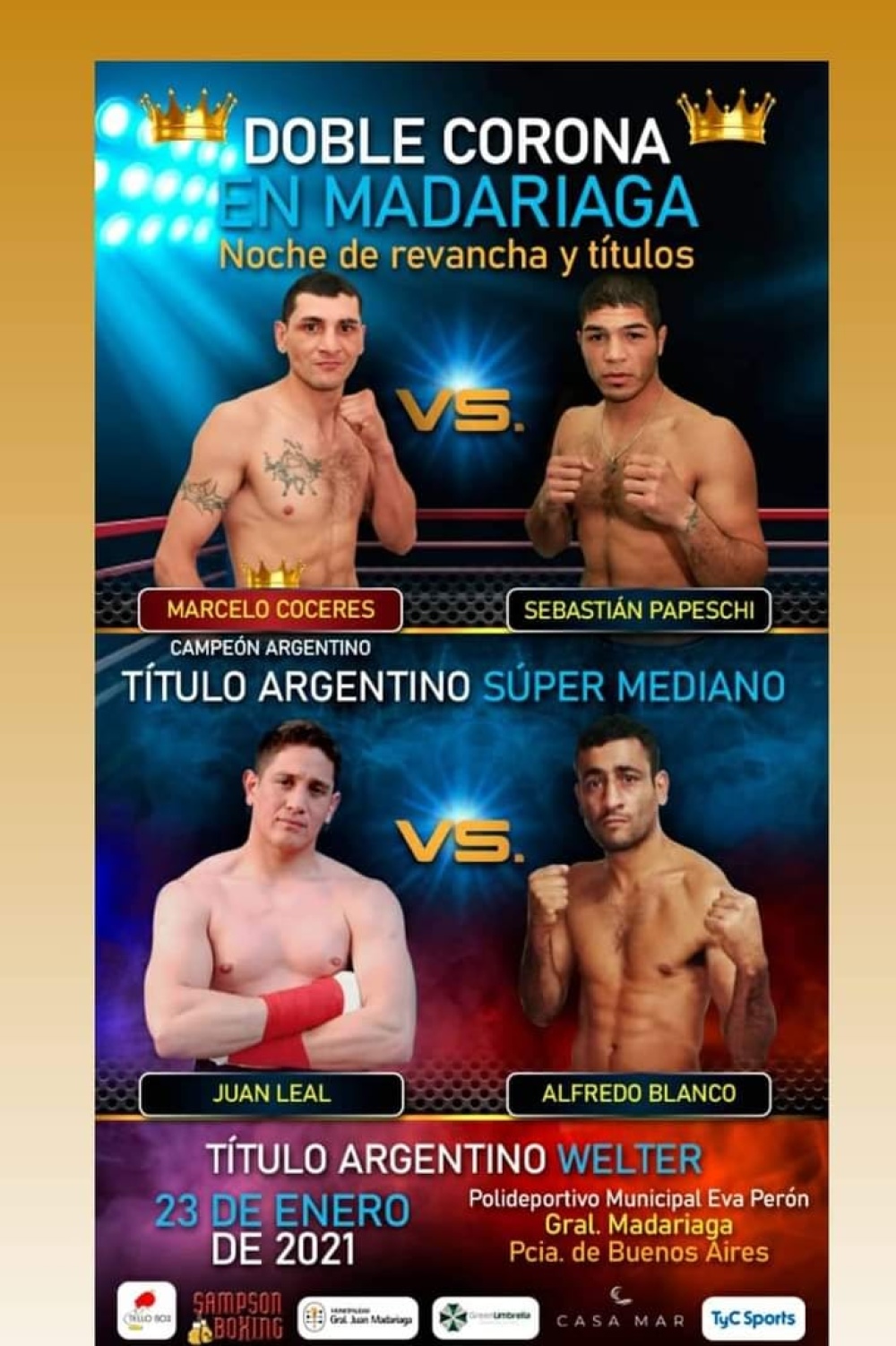 Alfri Blanco quiere coronarse campeón argentino