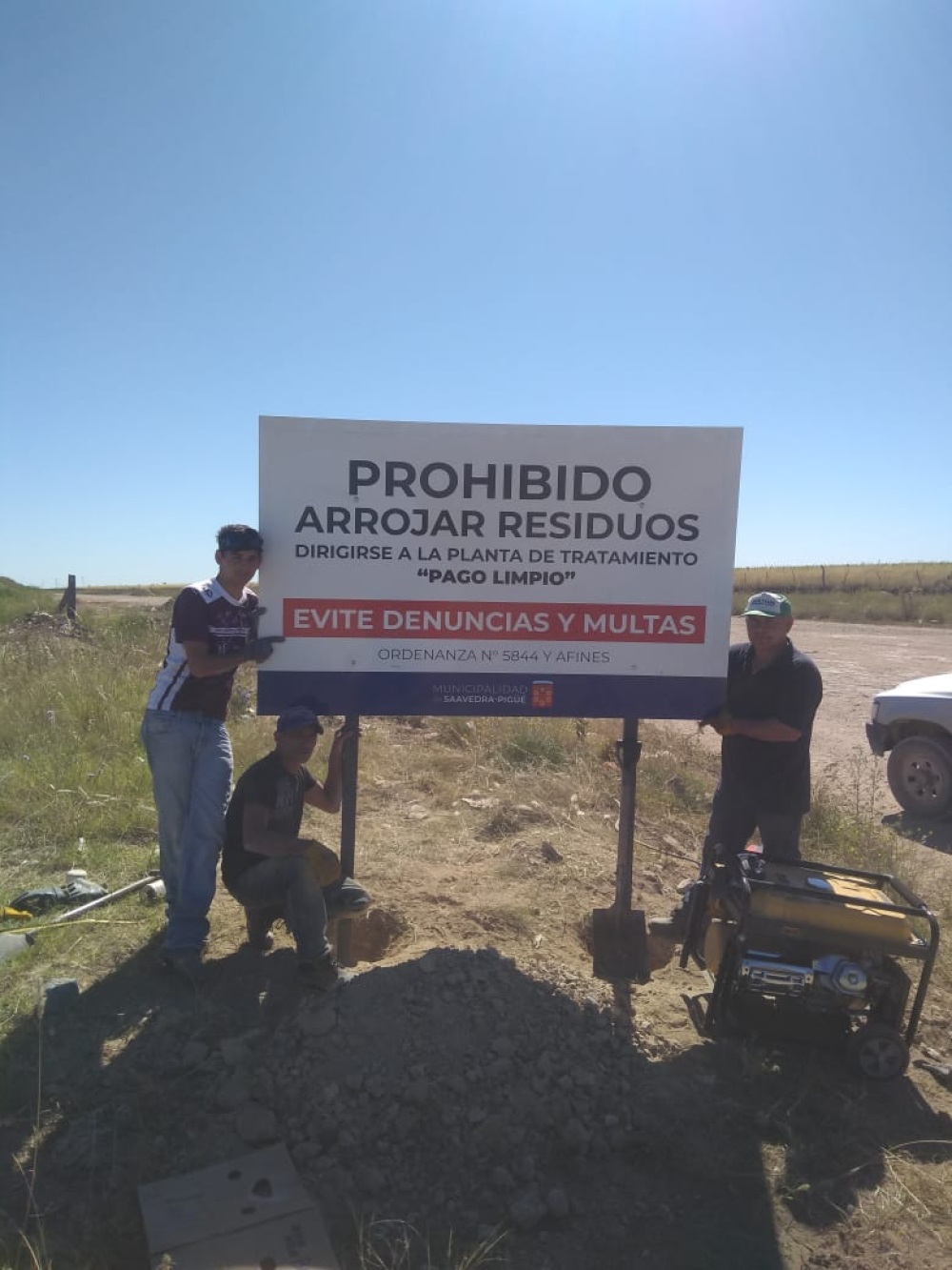 NUEVOS BOXES Y CARTELERIA EN LA PLANTA DE RECICLADO