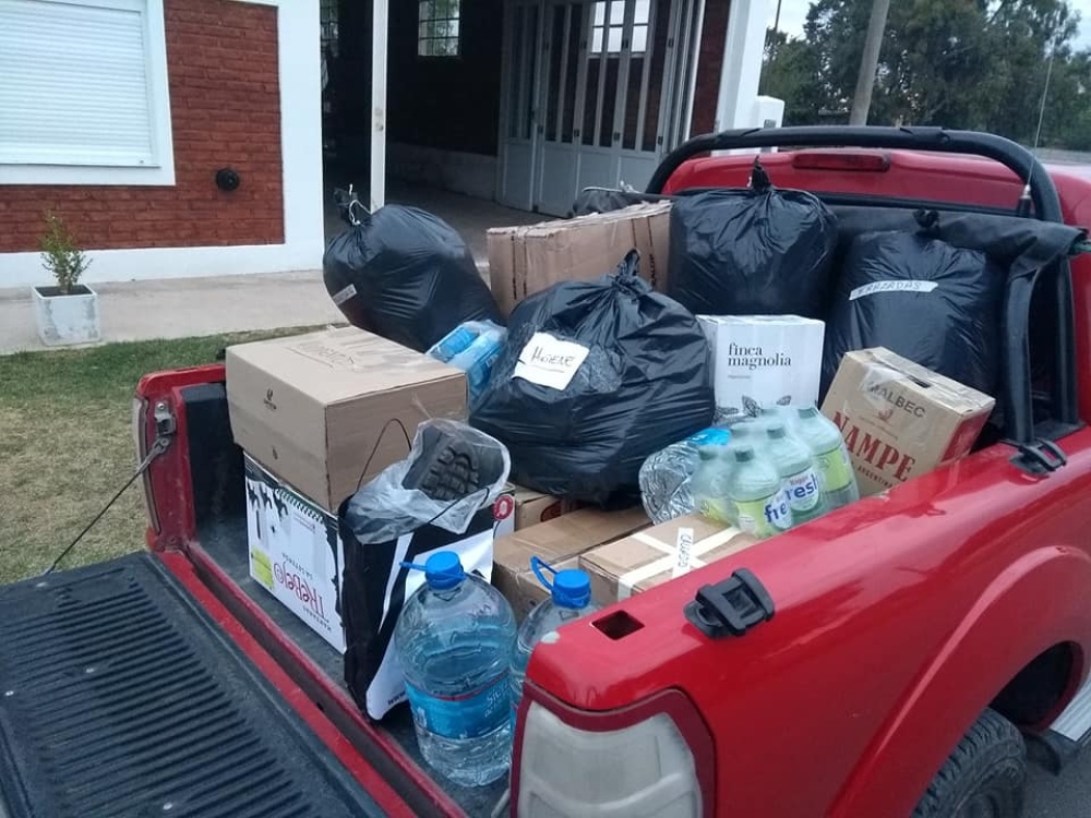 EL DISTRITO ENVÍA DONACIONES AL SUR