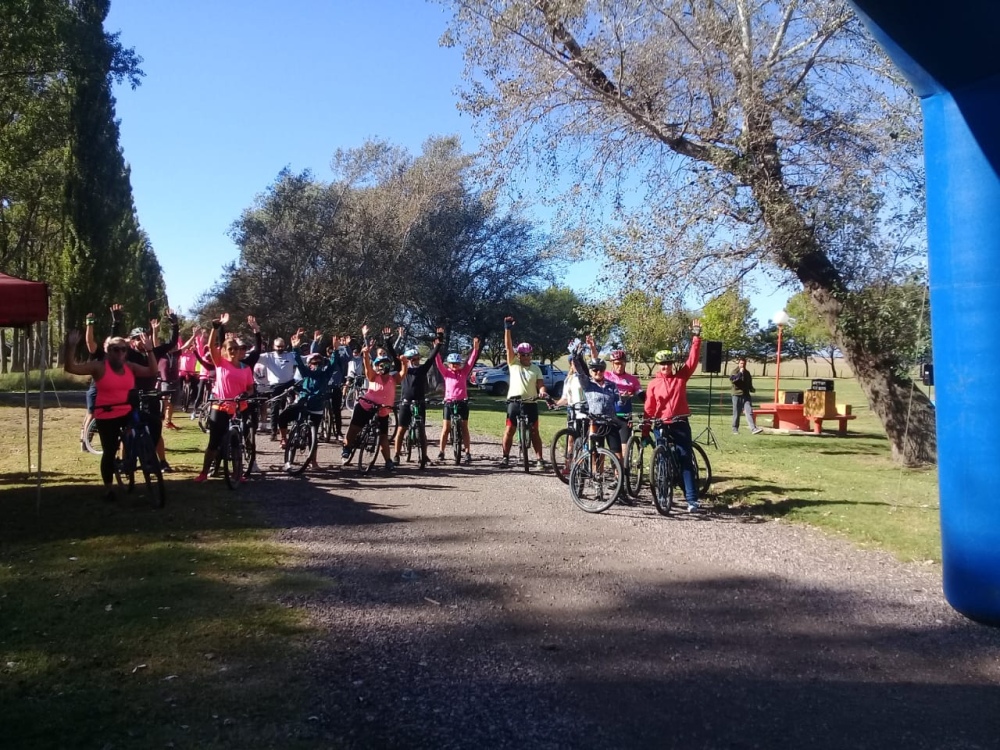 Exitoso cicloturismo en Saavedra