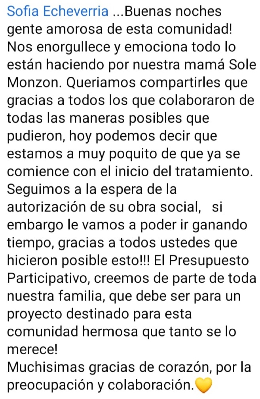 Tiene cáncer renal y el tratamiento le sale 1,5 millones de pesos por mes