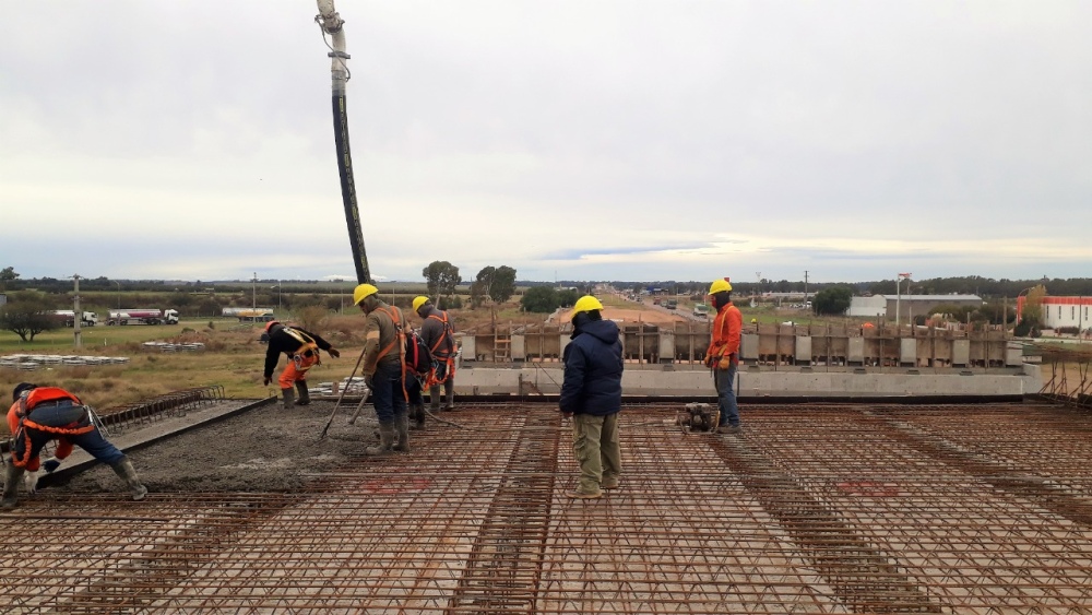 AVANZAN LOS TRABAJOS EN LA AUTOPISTA PASO URBANO POR BAHÍA BLANCA