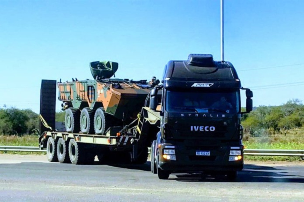El Ejército probó el 6x6 Guaraní de IVECO en Las Encadenadas