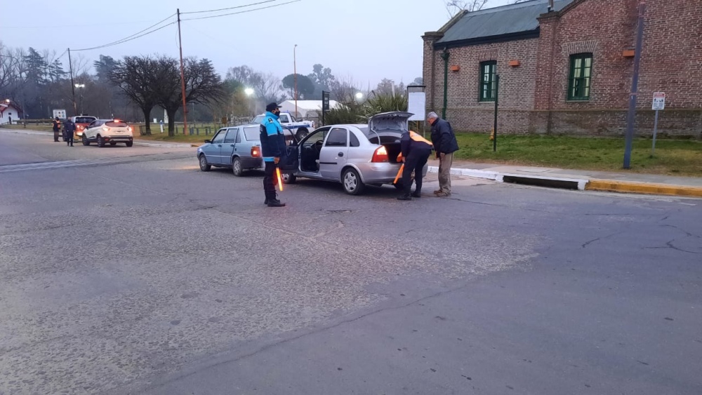 Mega operativo de control vehicular