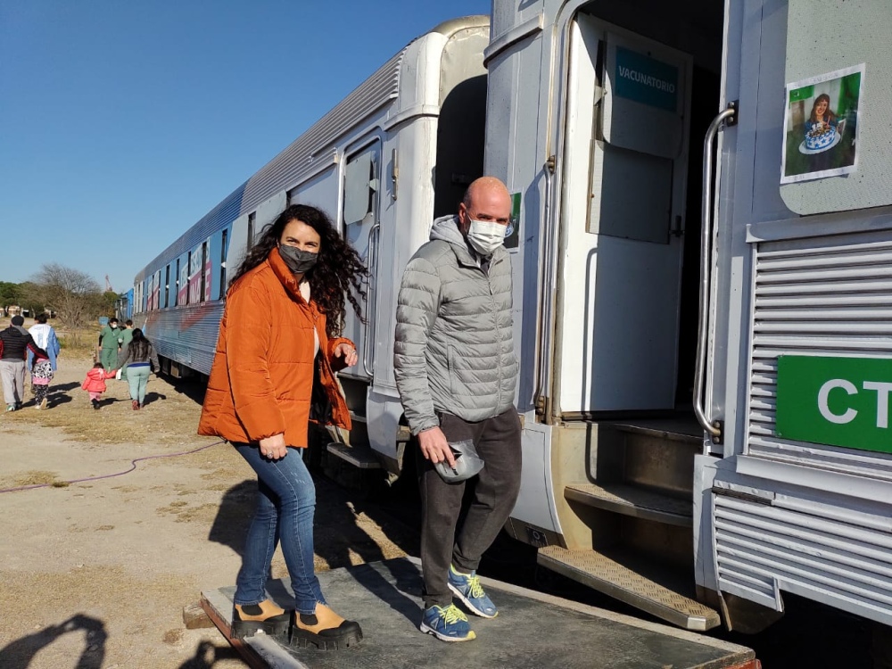EL TREN SANITARIO ESTÁ EN EL DISITRITO