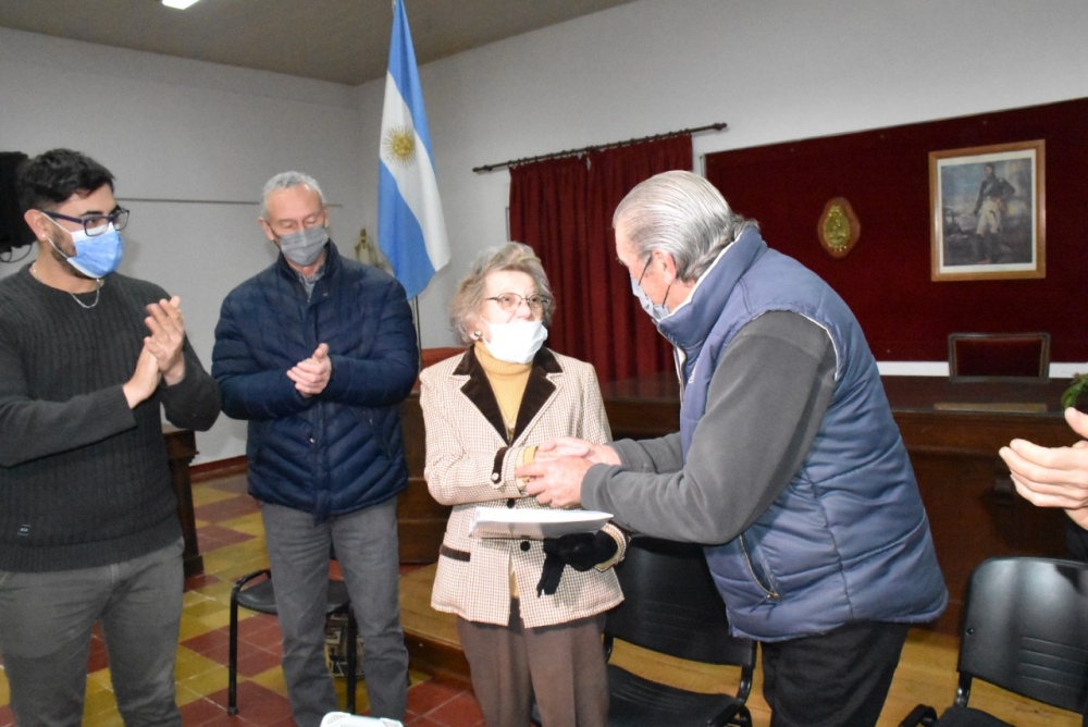 En el HCD entregaron el reconocimiento a Domingo Oresti