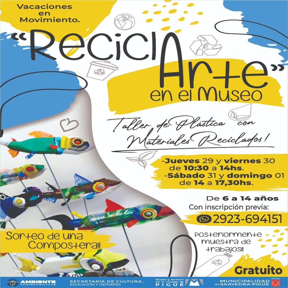 Vacaciones con actividades para chicos en el museo de Pigüé