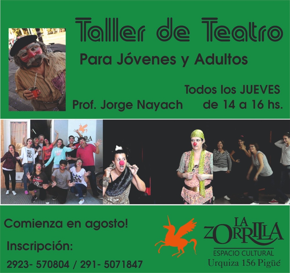 VUELVEN LOS TALLERES DE TEATRO A LA ZORRILLA