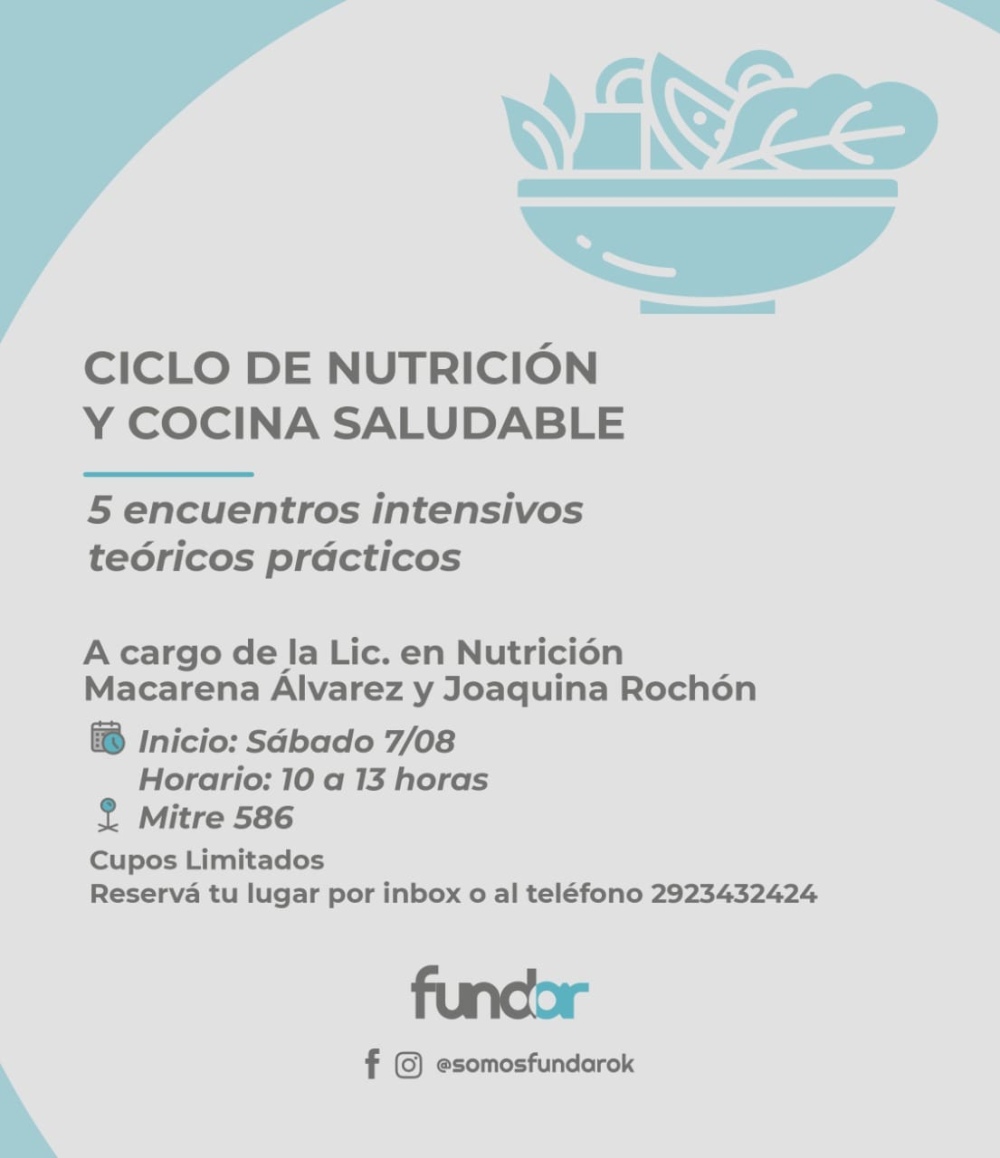 CICLO DE NUTRICIÓN Y COCINA SALUDABLE