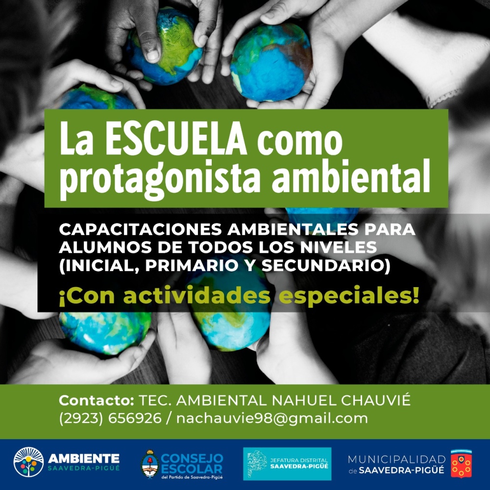 Capacitación ambiental en las escuelas