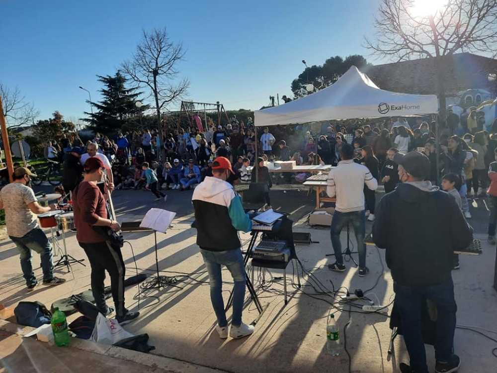 Cerca de 500 chicos festejaron su día en el barrio jardín