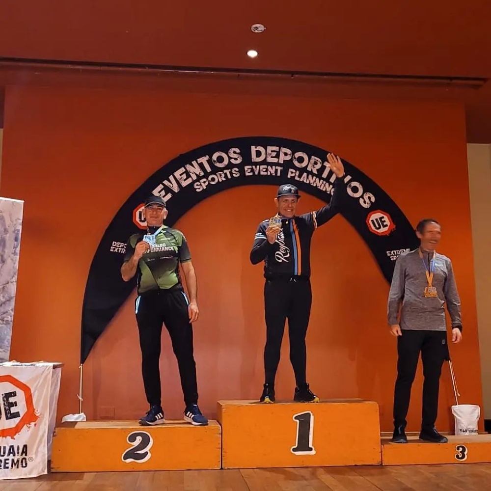 Pablo Cascio hizo podio en el Calafate MTB Rally, Tierra de Glaciares