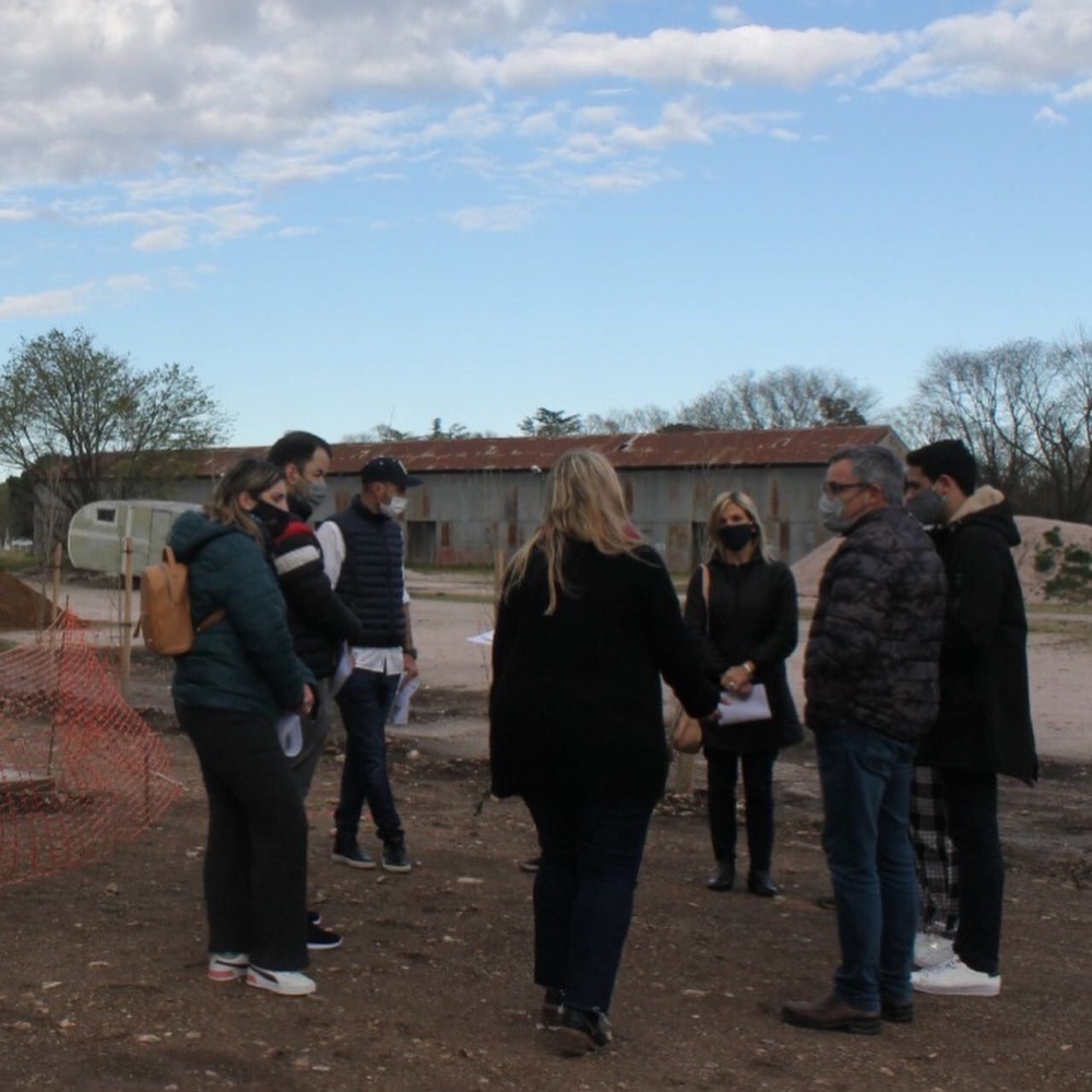 JUNTOS VISITÓ LAS OBRAS DEL FUTURO PASEO SUSTENTABLE Y PATIO GASTRONOMICO E INSTITUCIONES EDUCATIVAS