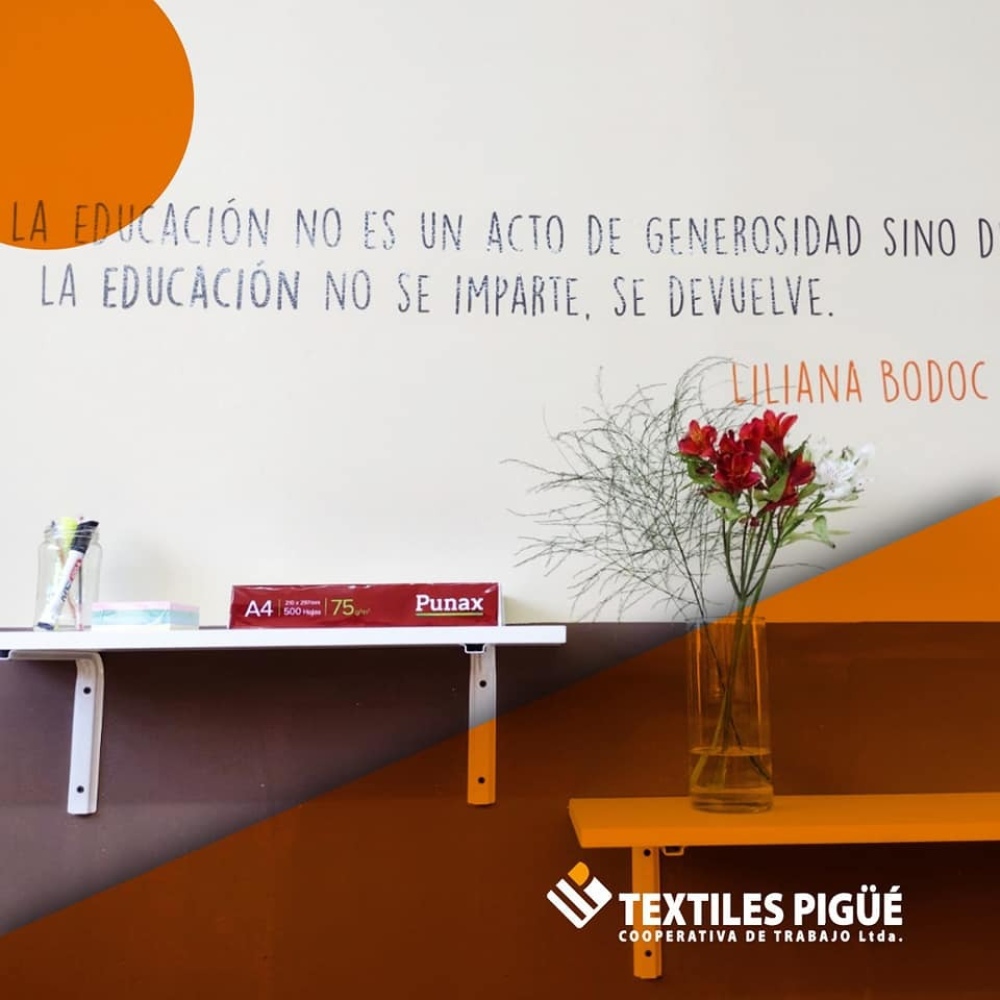 TEXTILES PIGUE INAUGURÓ UN AULA PARA CAPACITACIÓN