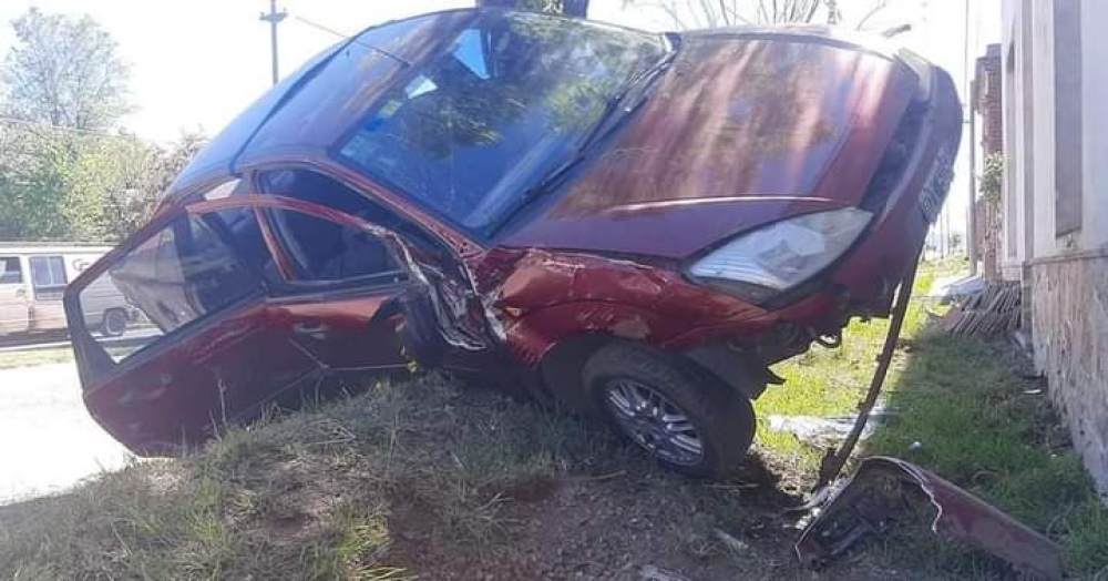 Accidente sin víctimas en Saavedra