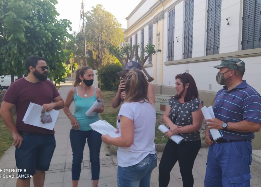 RECORRIDA POR LA CIUDAD DE LOS CANDIDATOS DE FRENTES DE TODOS