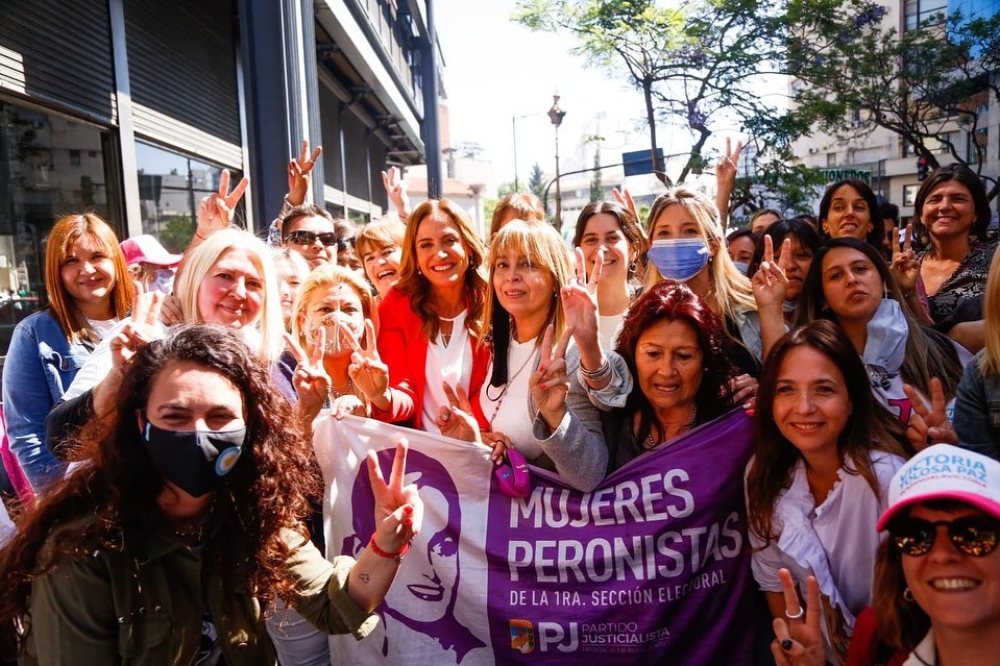 Merquel celebró el día de la militancia peronista en Plaza de Mayo