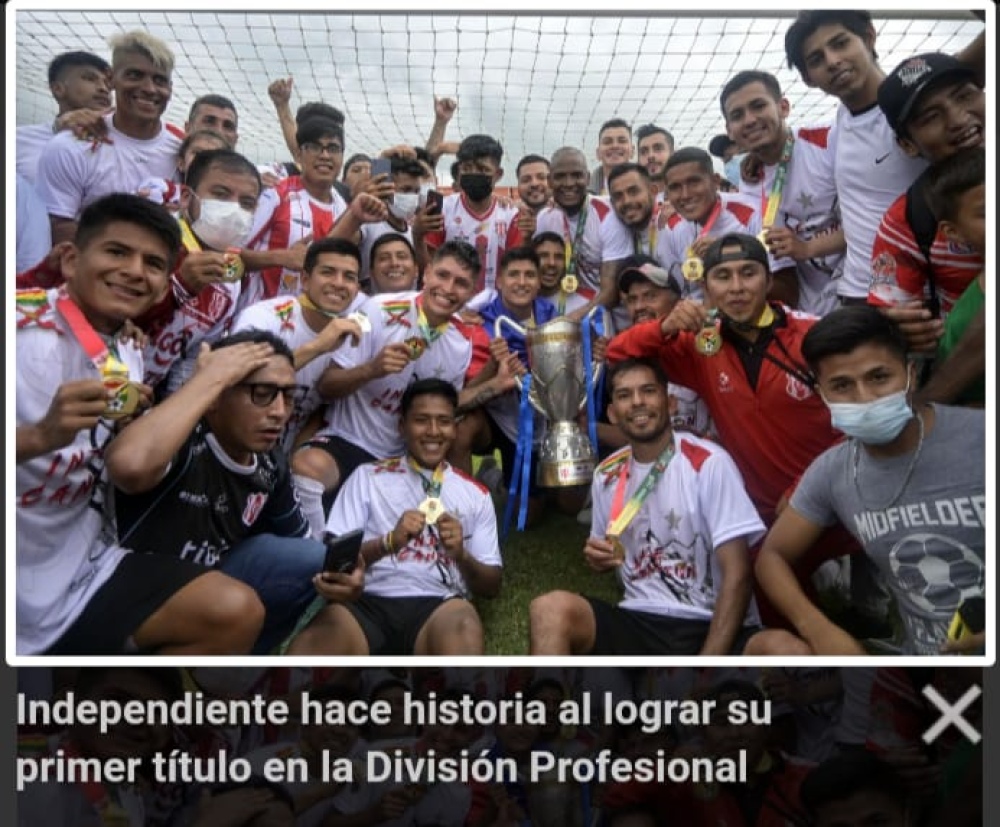Martín Prost campeón y goleador en el fútbol boliviano