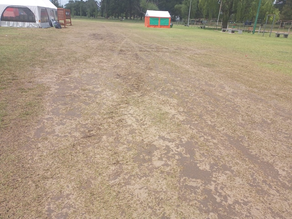 Los delegados del Palma indignados y tristes por el estado de la cancha tras la Expo