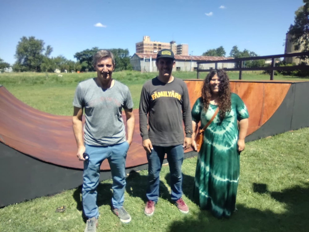 Inauguraron una pista de Skate junto al playón deportivo de Casella