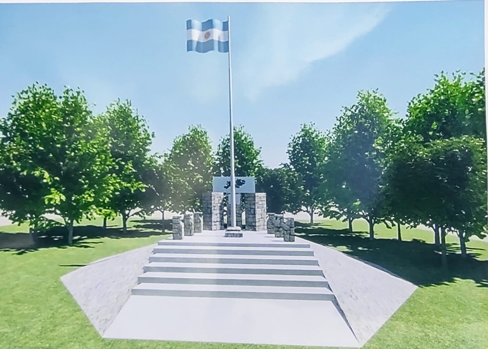 Construirán un cenotafio y mástil para homenajear a nuestros Veteranos de Malvinas