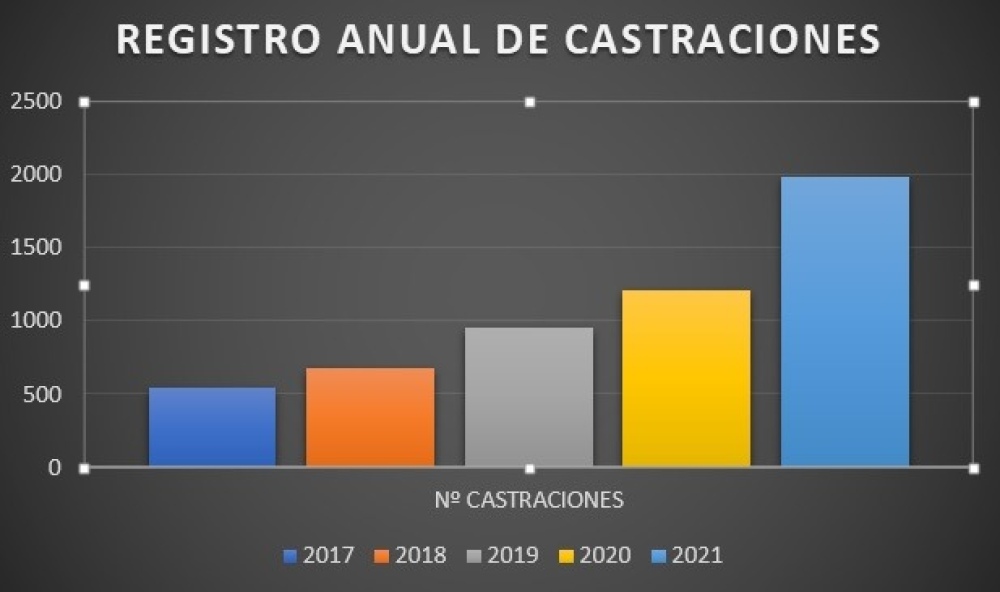 EXCELENTE ÍNDICE DE CASTRACIONES EN EL DISTRITO