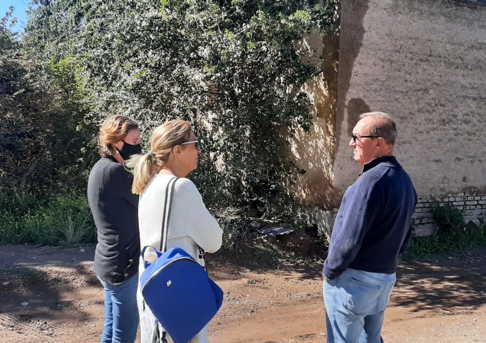 Cledou y Urrutia del vecinalismo visitaron vecinos