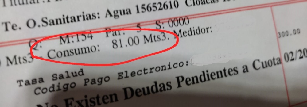 “No hubo error en la medición del agua”