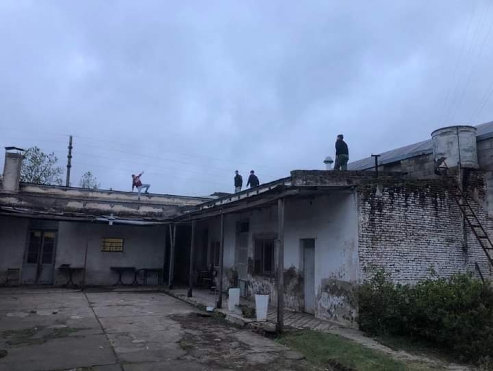 Daños en la sede social de Deportivo Arroyocortense por el temporal