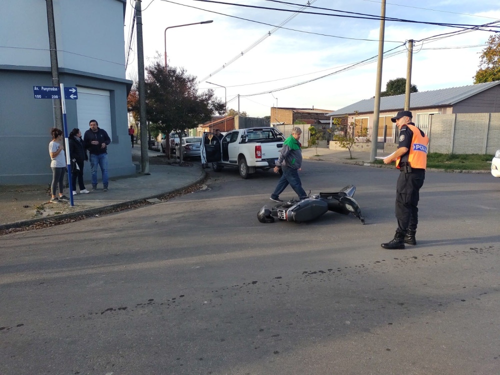 CHOQUE EN 25 DE MAYO Y AV. PUEYRREDÓN