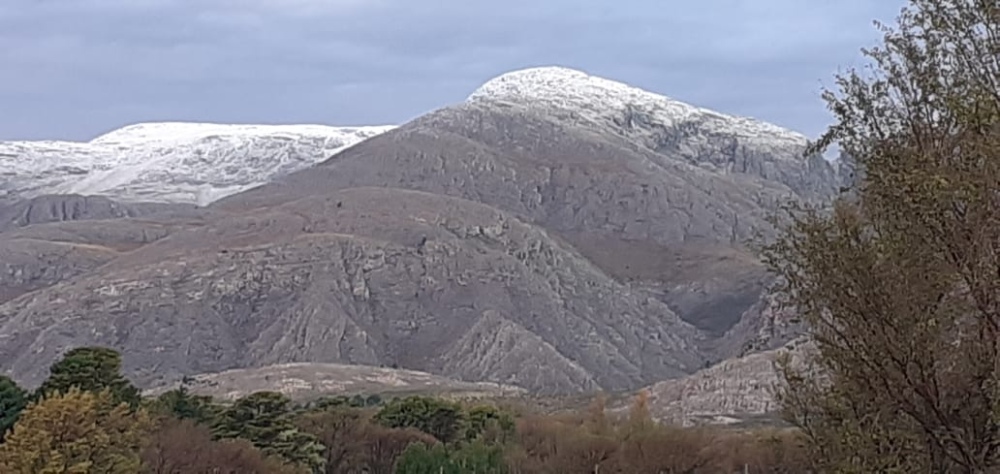 Nieve en Sierra de la Ventana