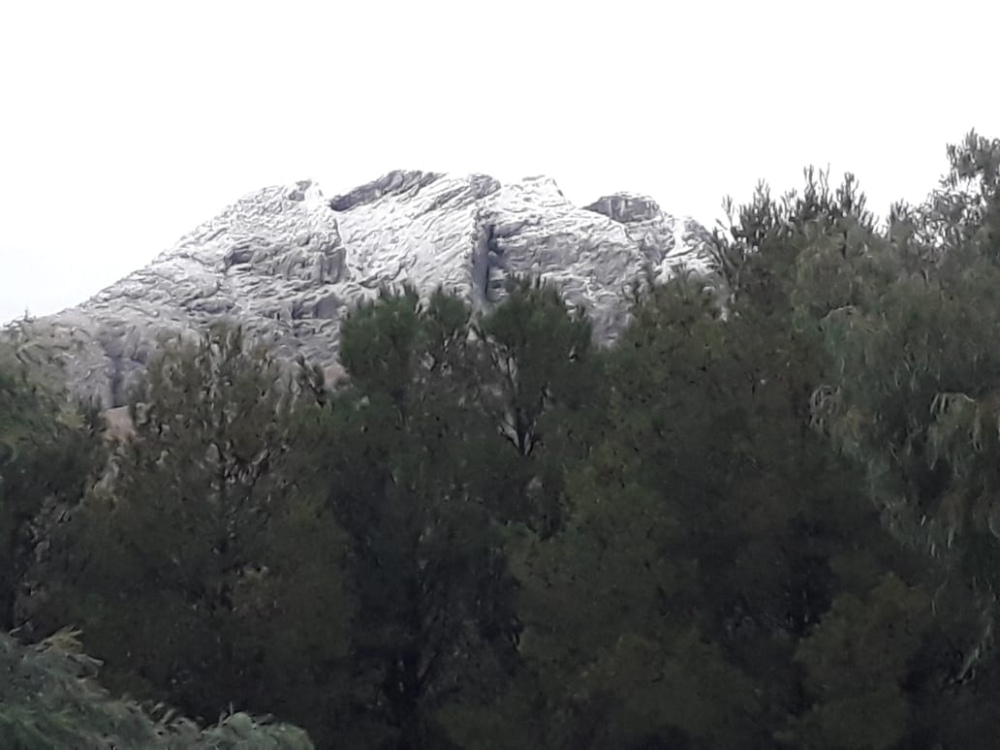 Nieve en Sierra de la Ventana