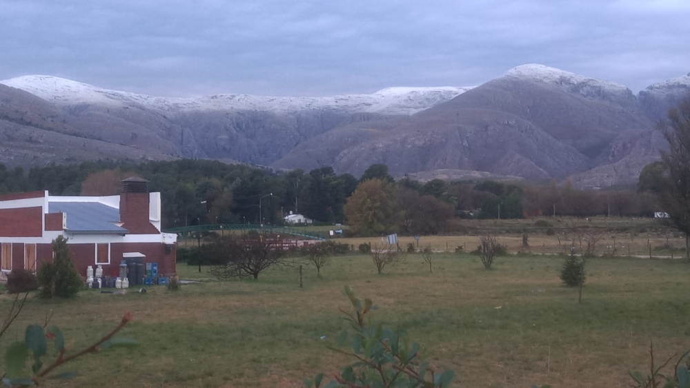 Nieve en Sierra de la Ventana