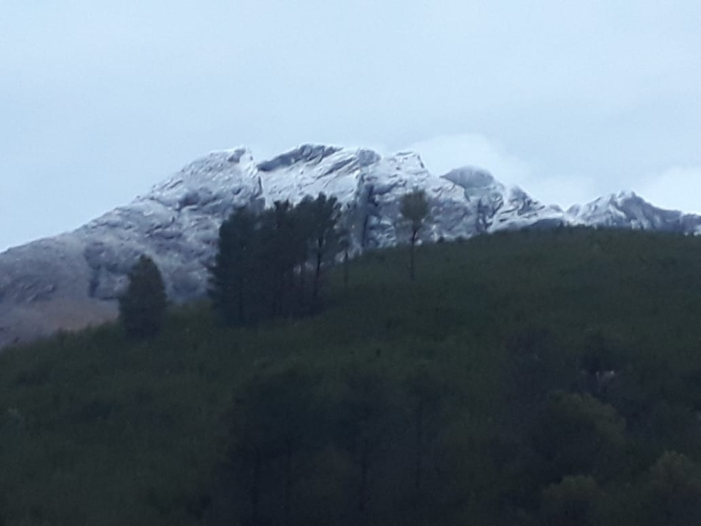 Nieve en Sierra de la Ventana